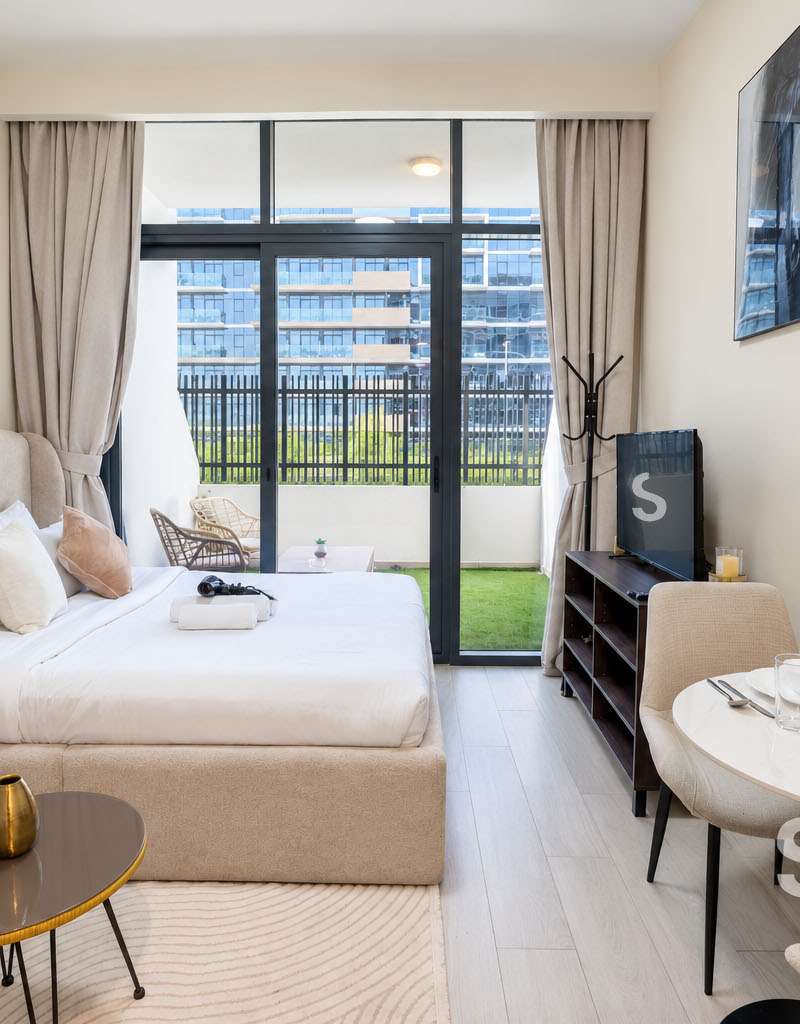 Modern Studio Apartment, Meydan One, Azizi Riviera 46