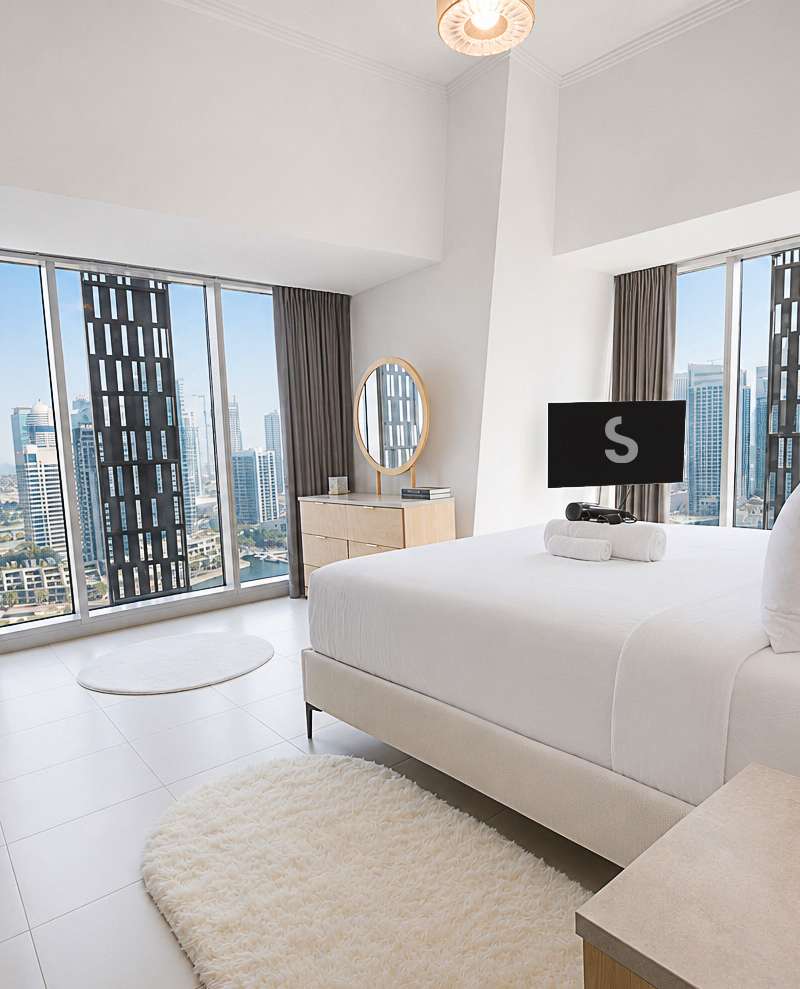 2BR Marina Views, Dubai Marina with sofa bed, Dubai Marina